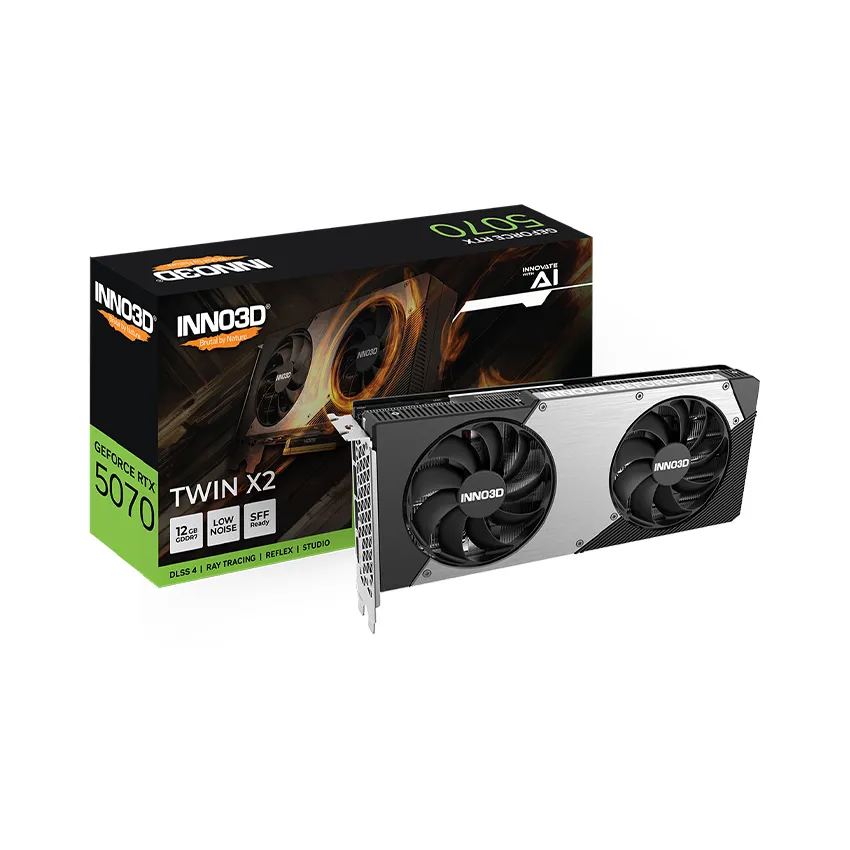 Card màn hình INNO3D GeForce RTX 5070 TWIN X2